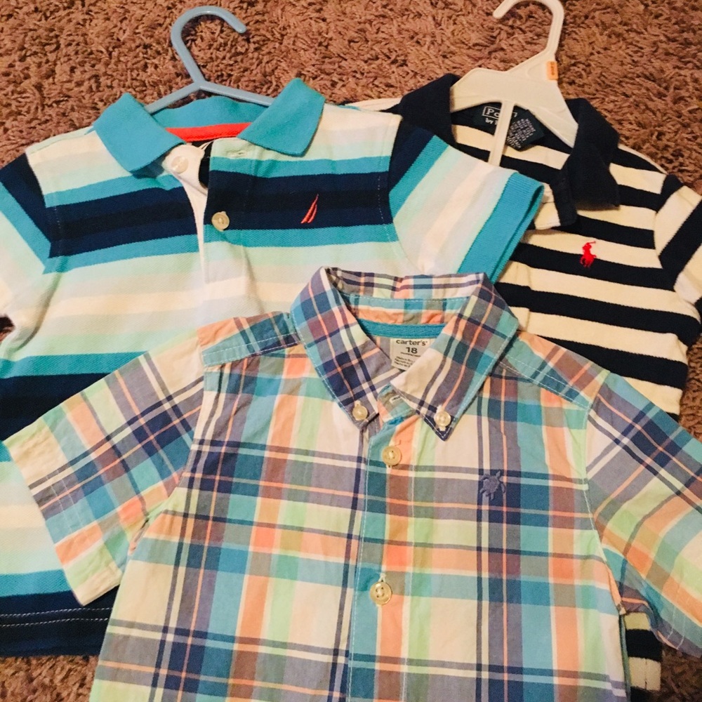 18mnt shirts(bundle)